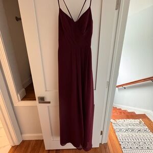 Sorella Vita- maroon bridesmaid dress